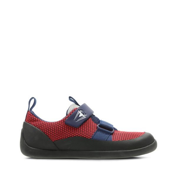 Clarks Boys Play Web Kid Casual Shoes Red | USA-5836190